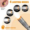 EverBrite Rechargeable Pen Light Pocket Pen Flashlight 4 Light Modes USB C Cable