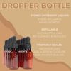 Amber Plastic Dropper Bottle, 0.5 oz, 12/Box
