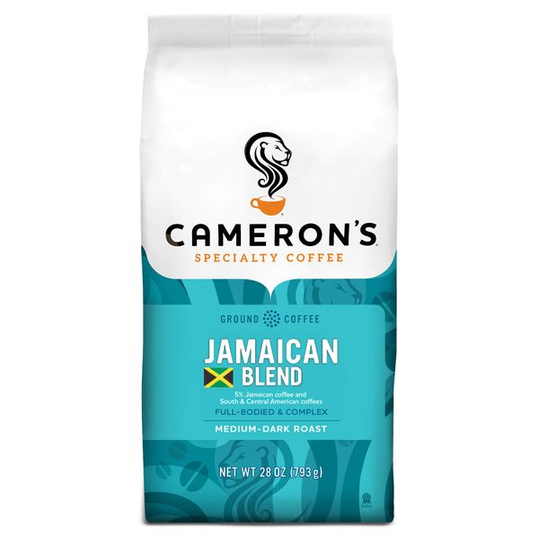 Cameron's Coffee Roasted Ground Coffee Bag, Jamaican Blend, 28 Ounce, (Pack of 1)