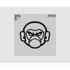 MSM Logo Small Decal (White)