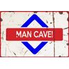 Curry Mallet A4 Metal House Sign Aged