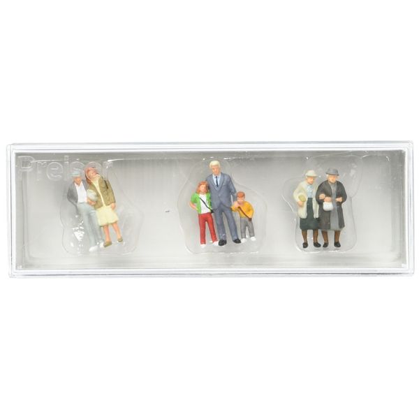 Preiser 10325 Pedestrians Shopping Promenade HO Model Figure
