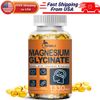 Magnesium Glycinate 120 Capsules 1330mg Highest Potency Buffered Chelated Caps