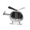 Silver Plated Helicopter Money Box (X208L)