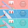 6Pcs Nail Files, MORGLES Gel Acrylic Nail File Set Nail Buffer Block Emery Boards for Acrylic/Natural/Gel Nails Polish