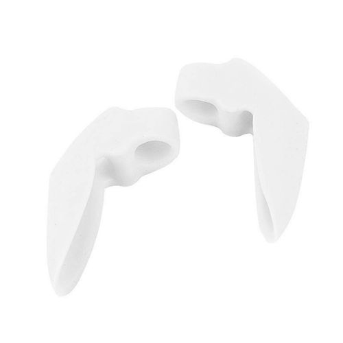 2X Silicone Gel Toe Separator by Pedimend - Big Toe Corrector/Straightener – Hallax Valgus Corrector – Toe Separator with Bunion Protector – Unisex – Foot Care