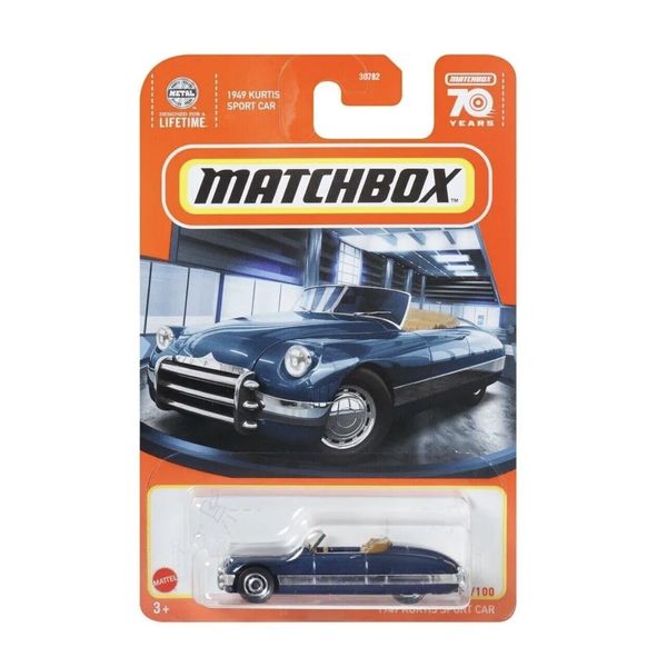 Matchbox 1949 Kurtis Sport Car (Navy Blue) 46/100