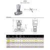 3/8" Hydraulic Flow Control Valve - STB-G3/8 - USA STOCK