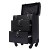 Professional Rolling Makeup Train Case Cosmetic Trolley Makeup Storage Organizer