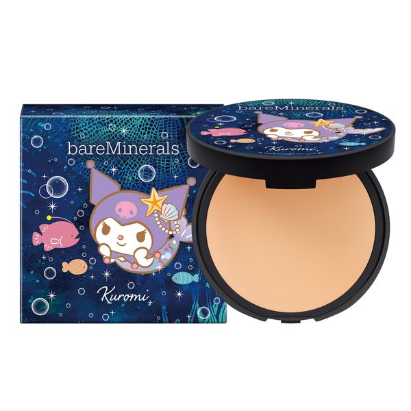 bareMinerals ベアミネラル ベアプロ 16HR パウダー ファンデーション (A KM)サンリオコラボ クロミ/KUROMI 人魚 パッケージ フェア 15 ウォーム やや明るいオークル系 8g