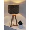 Leopard Animal Print Brushed Copper Drum Lampshade
