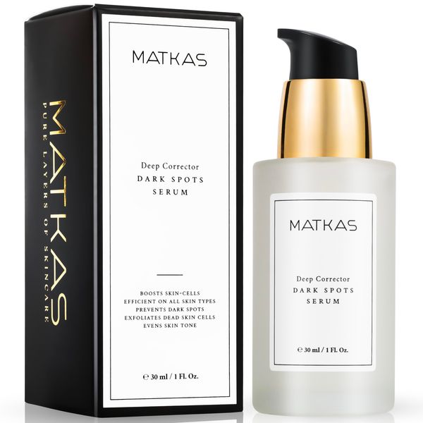 MATKAS Korean Dark Spot Remover for Face & Body Serum - for Uneven Skin Tone, Hyperpigmentation Treatment, Dark Spot Cream, Dark Spot Corrector, Spot Treatment - Niacinamide + Oat Extract + Green Tea