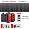 100W Portable Power Station with 40W Solar Panel kit Solar Generator for Camping