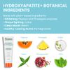 Himalaya Botanique Whitening + Hydroxyapatite Toothpaste for Whiter Teeth & Fresher Breath, Fights Plaque with Hydroxyapatite Support & Mint Flavor, Fluoride Free, SLS Free, & Vegan, 4.0 oz (113g)