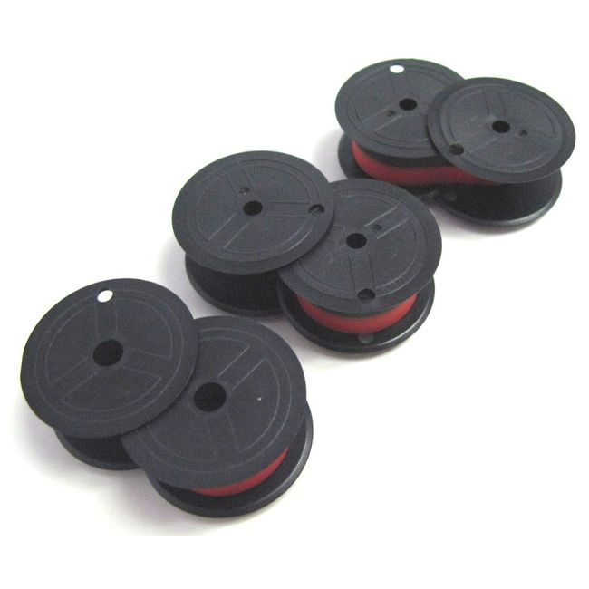 Around The Office Compatible Replacement for Canon MP25DV Black Red Ribbon (3 Pack)