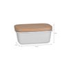 Butter Dish with Wooden Lid