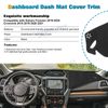 Pre-cut Dashboard Pad Sunshield Protector Mat Pad Fit Subaru Forester 2019-2024