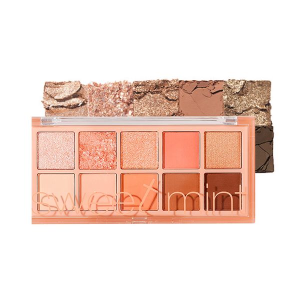 YAYAMIYA STMT-2 Eyeshadow Palette, 10 Colors, Daily Butterfly Eye Palette, Better Zan Eyes, Cosmetics, Work, High Color, Long Lasting, Unique Powder, Cosmetics, Makeup Training, Cosmetics