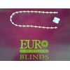 White Plastic Roller Blind Chain 8mm Gap (3 Meters)