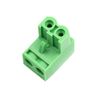 CAQL New for 5Pcs 2 Pin - 5.08mm Pluggable Quick Connector - Terminal Block - Phoenix Plug, 300V 10A