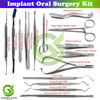 Dental Implant Surgery Kit Lucas Curette Elevators Microsurgery Forceps