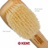 Kent Brushes Natural White Bristle Shower Bat Beechwood Handle