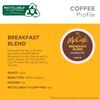 McCafe, Breakfast Blend Coffee, Keurig Single Serve K-Cup Pods, 72 Count