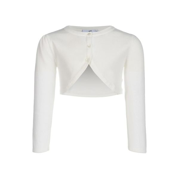 Happy Girls Women's cardigan - ecru Plain, size: 122