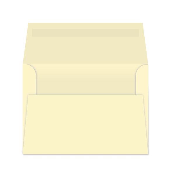 A7 Envelope Cream 28lb Square Flap - Pack of 25 Envelopes