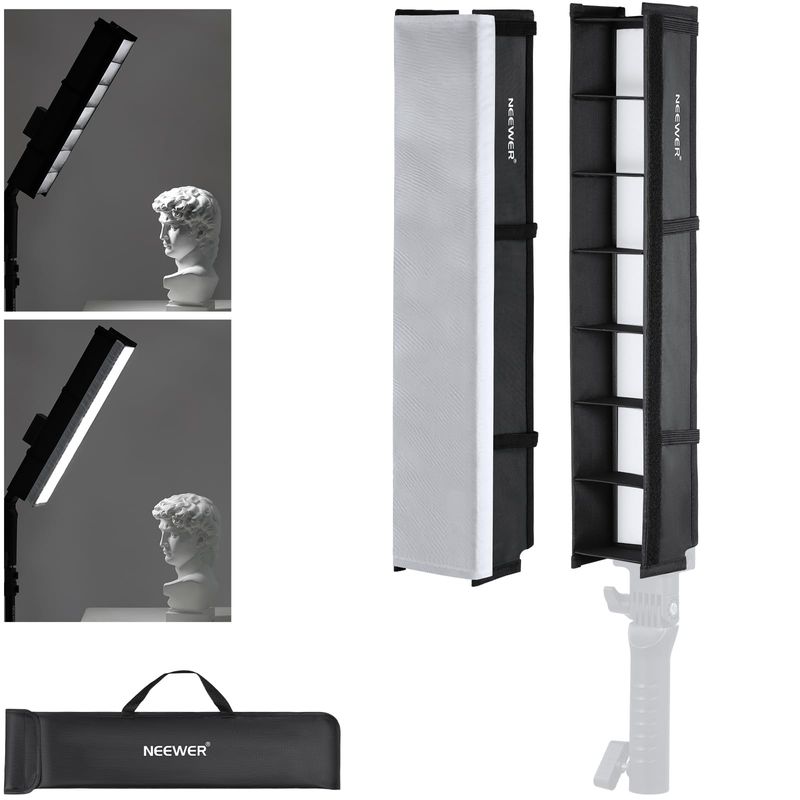 NEEWER Tube Light Grid Softbox Diffuser for BH20B LED Light Stick ...