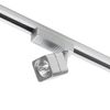 Litecraft Track Light Spotlight Head MR16 Adjustable Square Fitting - Silver