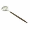 Cutipol GOA Brown Silver Dessert Spoon G008B