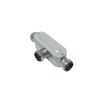 Southwire E-TB-050 1/2" Push Install Type EMT T Conduit Body; Gray