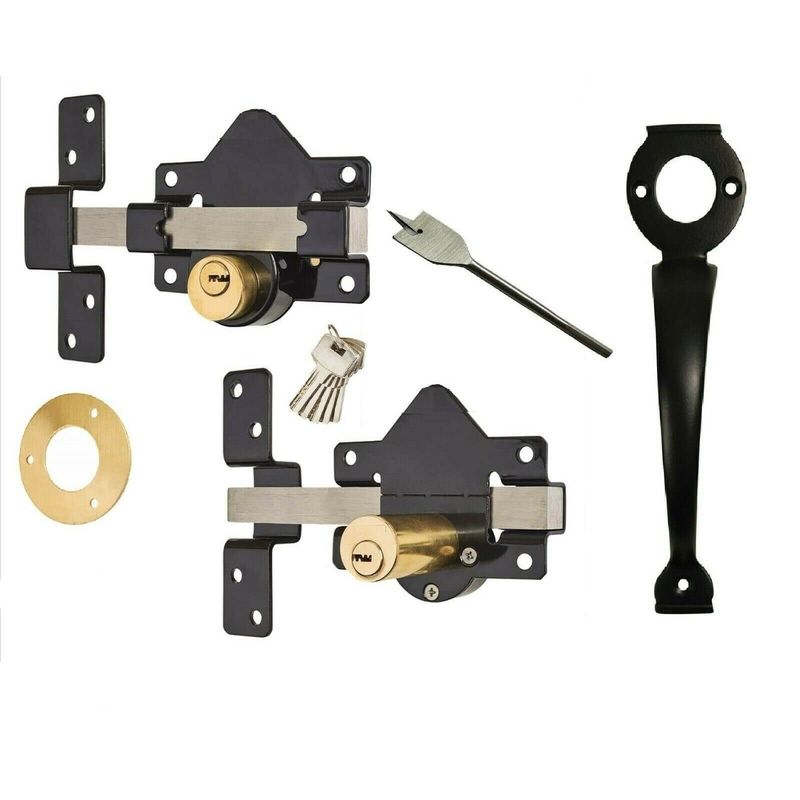 Haven Heritage ® 50mm or 70mm Long Throw Gate Lock Single or Double ...