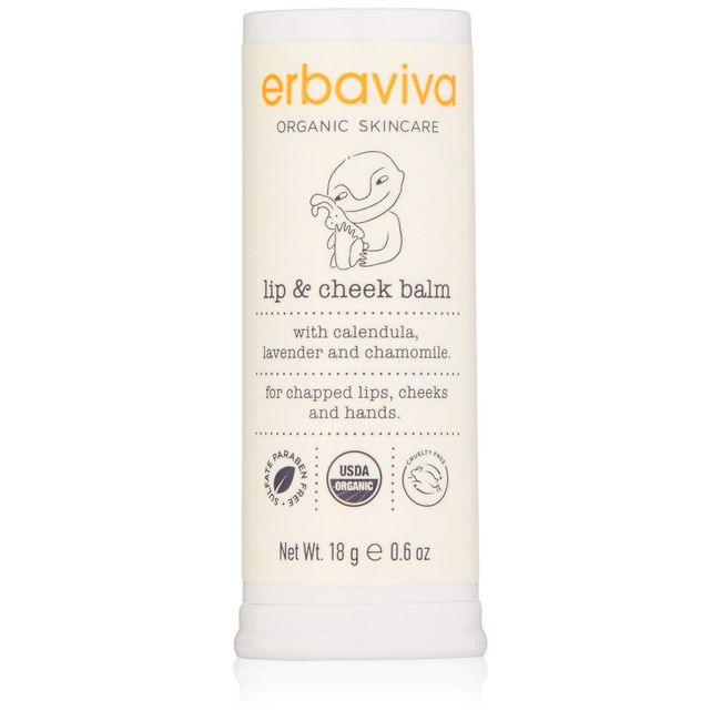 erbaviva Lip and Cheek Balm, 2 Count