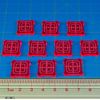 LITKO Armada Tokens | Compatible with Star Wars: Armada | Defense | Objective | Command | 10 Pack (Objective, Fluorescent Pink)