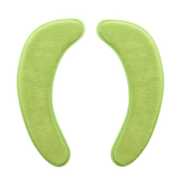 Aimedia Toilet Seat Cushion, Thick, Green, Toilet Seat Cover, Warm, Suction Type, Washable, Thick Seat Cushion for Comfortable Sitting