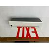 Edge lite exit sign with battery backup type EELP   EDGU1RCW-RC-EM 