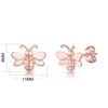 Philip Jones Rose Gold Plated Bumble Bee Earrings