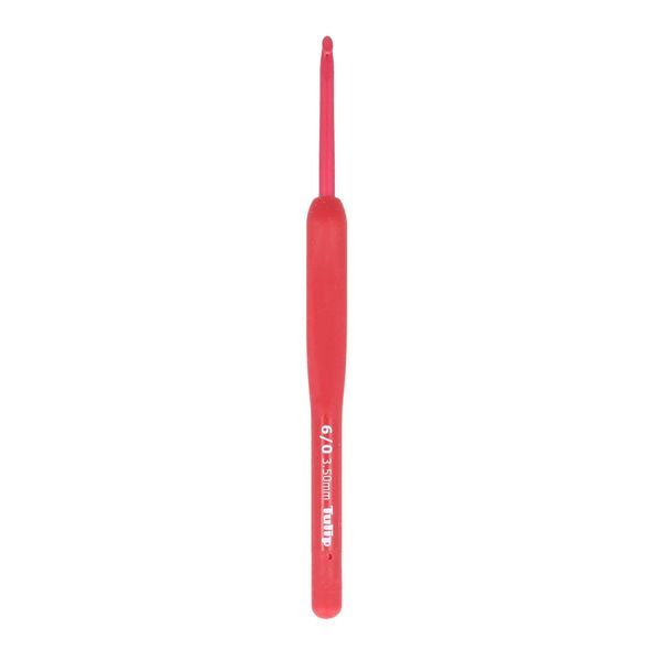 Tulip Etimo Red Crochet Hook Soft-Grip 3.50mm - 1pc