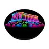 Bright Acropolis Splendor Tee - Colourful Athens PopSockets with Interchangeable PopGrip