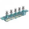 sourcingmap MQ205 AC 250V 4 Amp 5 Pushbutton Piano Type Key Board Switch for Range Hood
