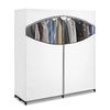 Whitmor Extra-Wide Clothes Closet, 60” with, White Cover