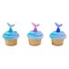 Mermaid Tail Cupcake Picks - 24 pc