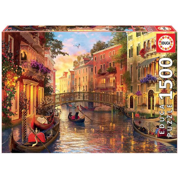 Educa Children's 1500 Sunset in Venice Puzzle