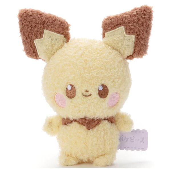 Takara Tomy Arts Pokémon Poké Piece Plush Toy Pichu Height Approx. 6.7 inches (17 cm)