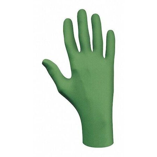 Showa 6110Pf L 6110Pf, Nitrile Disposable Gloves, 4 Mil, Food Grade,