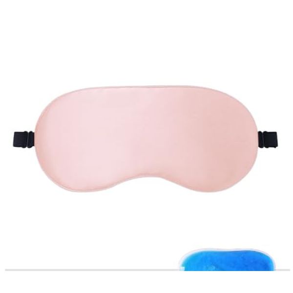 Cooling Eye Mask 2 Pack | Reusable Gel Eye Mask for Eye Masks for Puffy Eyes, Dark Circles, Dry Eyes | Cold & Warm Sleep Compress with Eye Gel for Post Surgery, Puffiness, Allergies