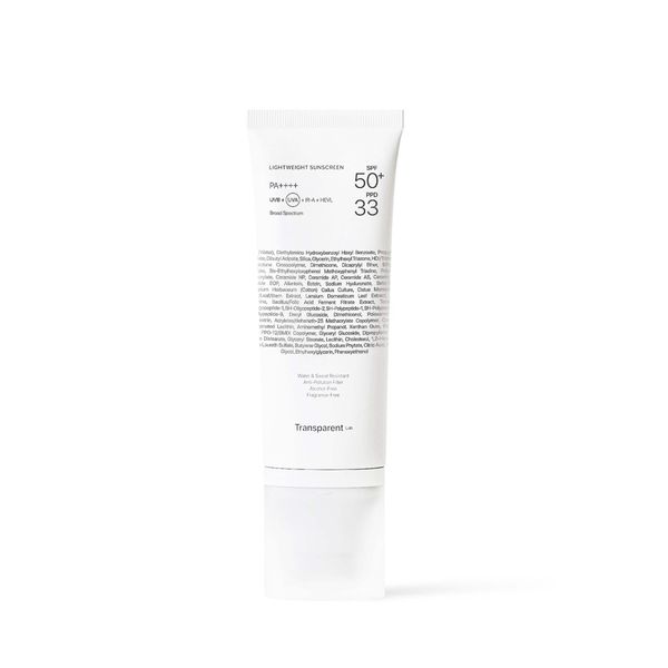 Transparent Lab - Lightweight Sunscreen SPF50+