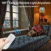Wireless Remote Control Bulb Socket 30M Remote Control 360 Degree Control Support E26/E27 Interface 100W LED Bulb Low Power Consumption Remote Light Socket No Wiring for Home Lighting Fixtures